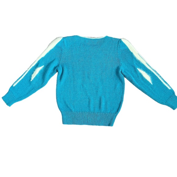 Vintage Franco Valeri sweater angora and rayon acrylic blend. Size medium - Picture 2 of 4